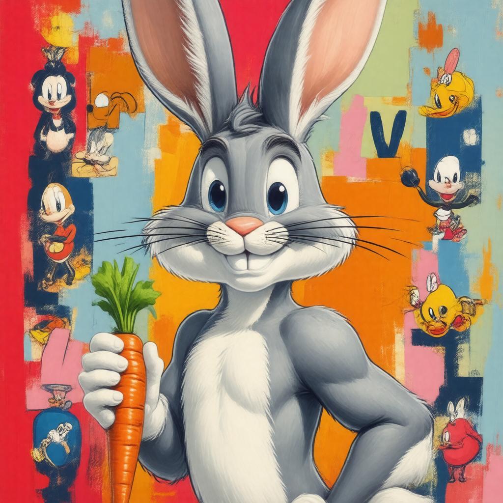 AI-created image of Bugs Bunny
