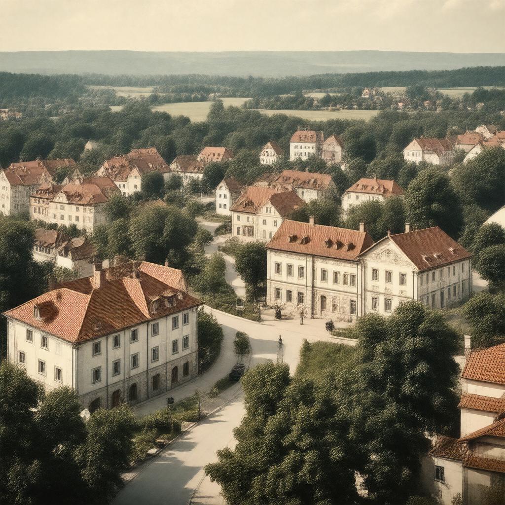 AI-created image of Buk, Province of Posen, German Empire