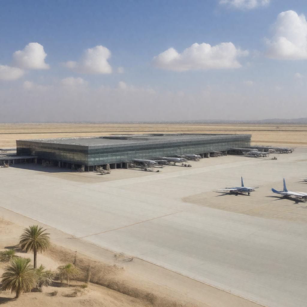 AI-created image of Bukhara International Airport