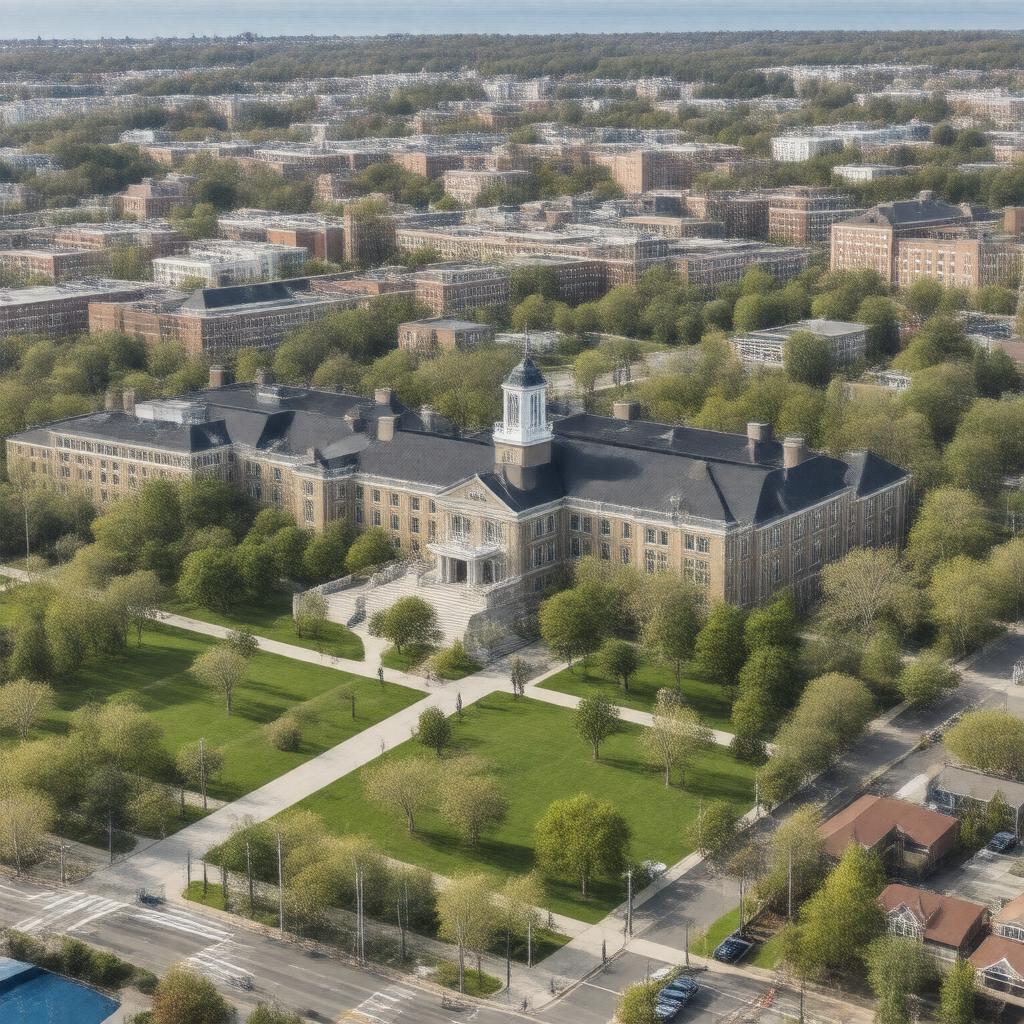 Click to view larger image AI-created image of Bunker Hill Community College