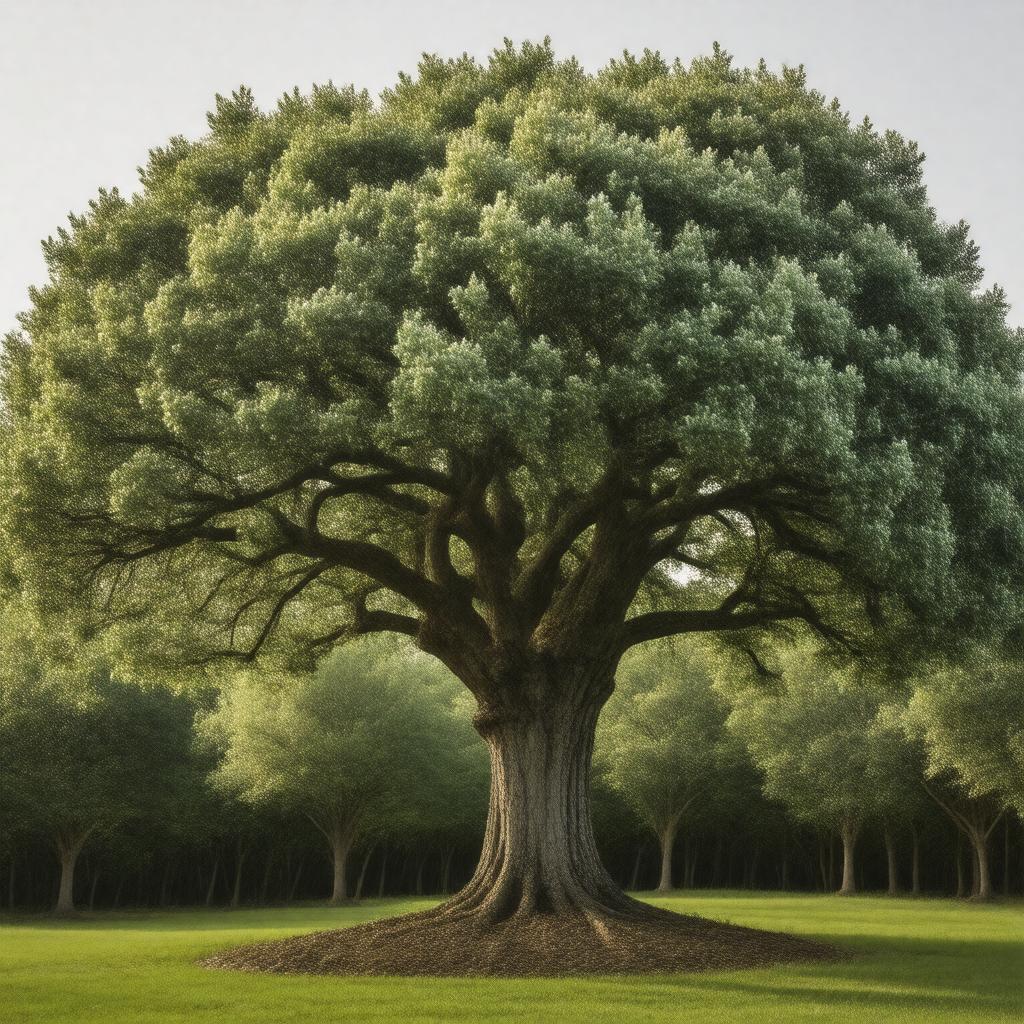 AI-created image of Bur Oak