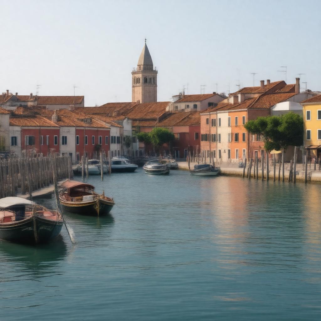 AI-created image of Burano
