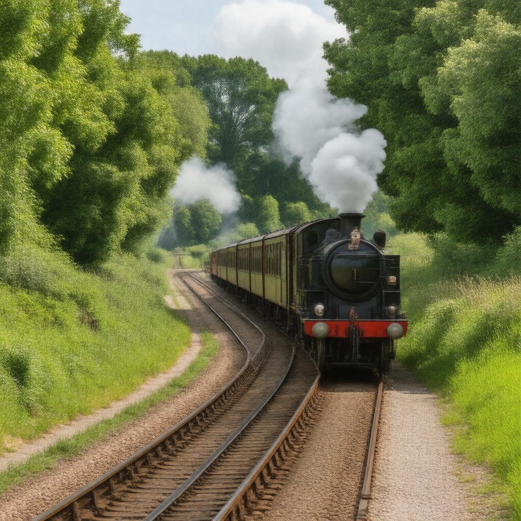 Click to view larger image AI-created image of Bure Valley Railway