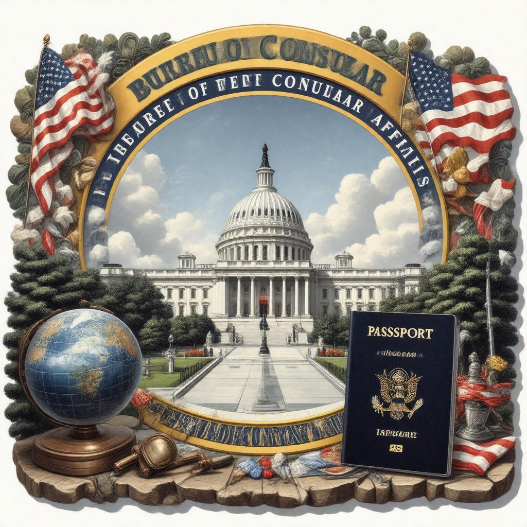 Click to view larger image AI-created image of Bureau of Consular Affairs