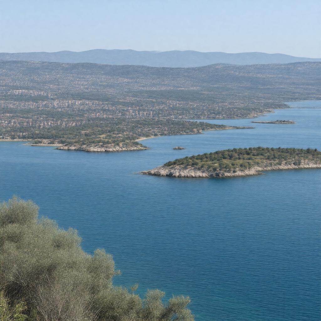 AI-created image of Burgas Bay