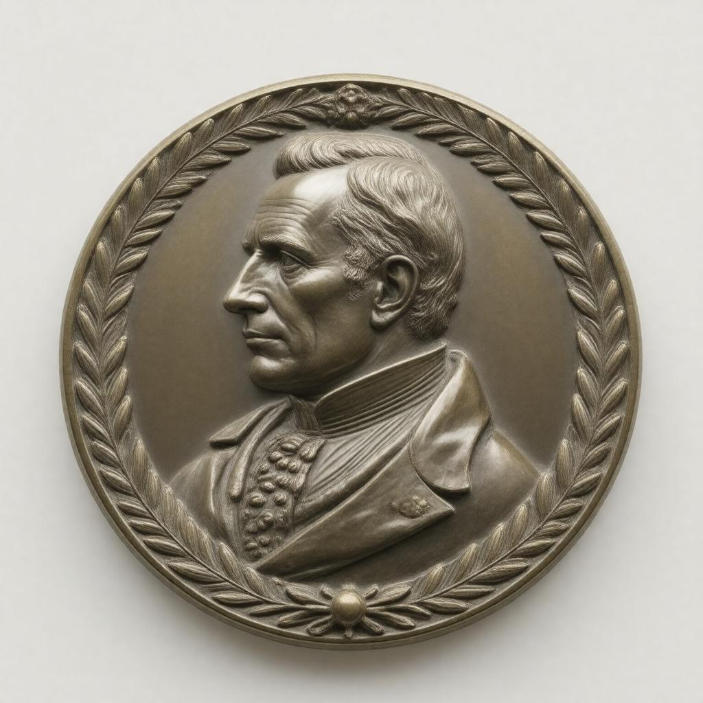 Click to view larger image AI-created image of Burkitt Medal