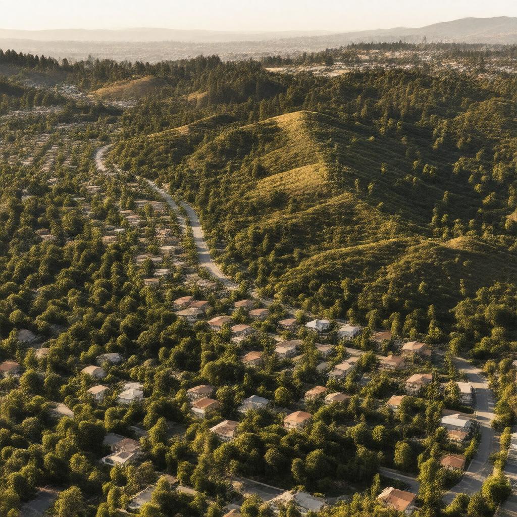 AI-created image of Burlingame Hills