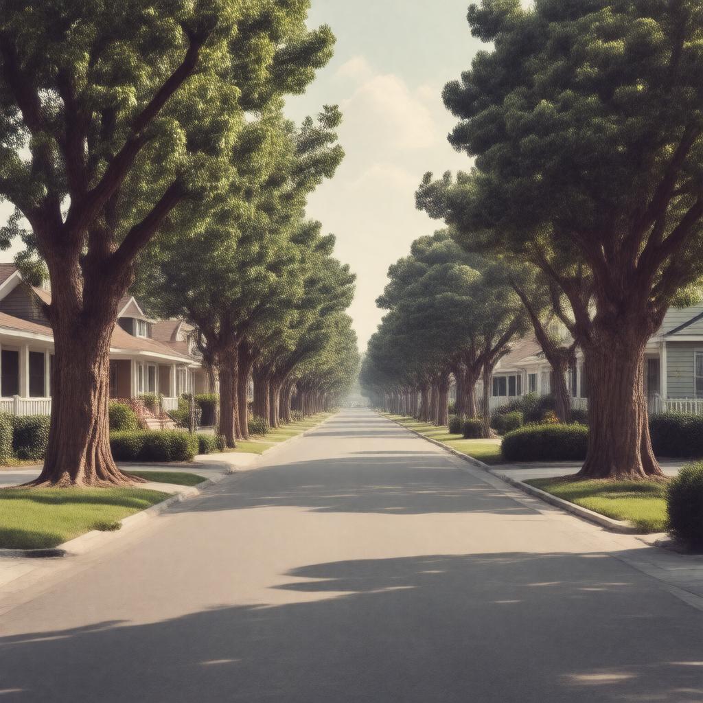 AI-created image of Burlingame Village