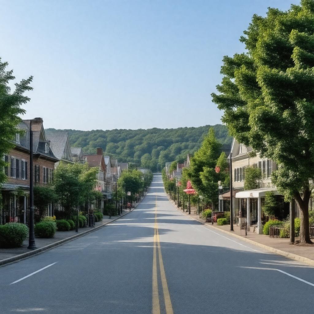 AI-created image of Burlington, Massachusetts, United States