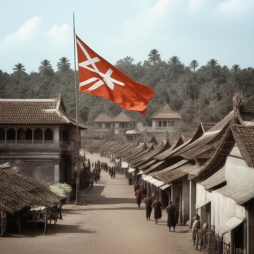 AI-created image of Burma (until 1937)