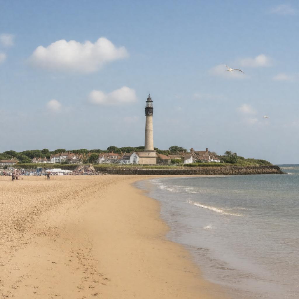 AI-created image of Burnham-on-Sea