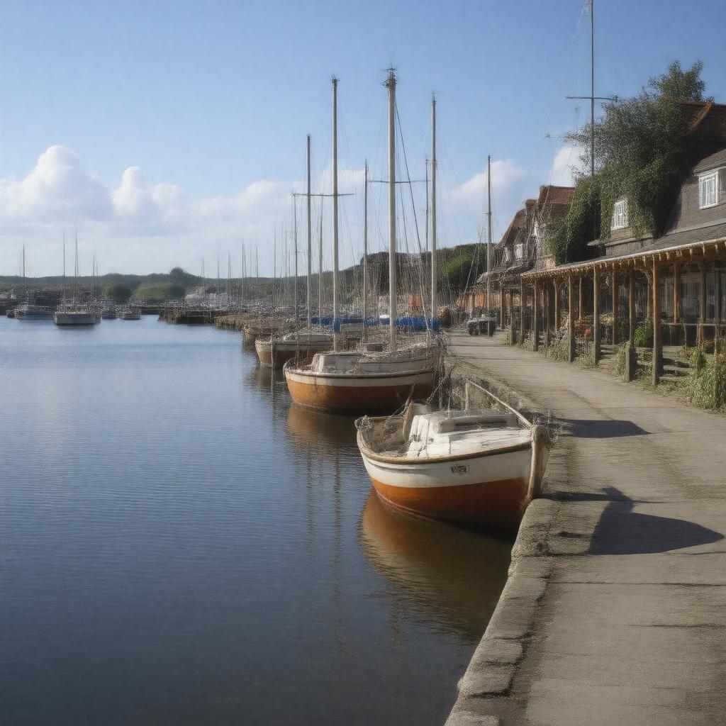 AI-created image of Burnham Wharf