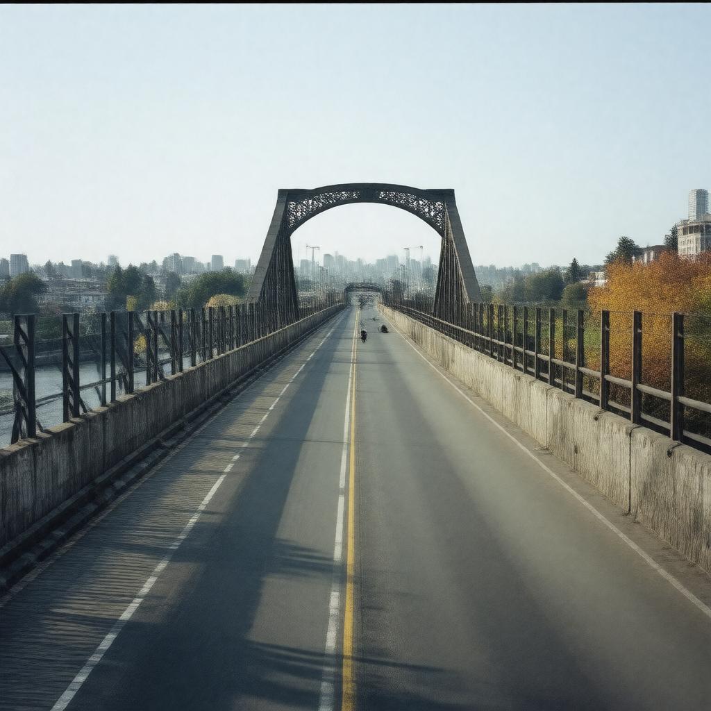 Click to view larger image AI-created image of Burnside Bridge