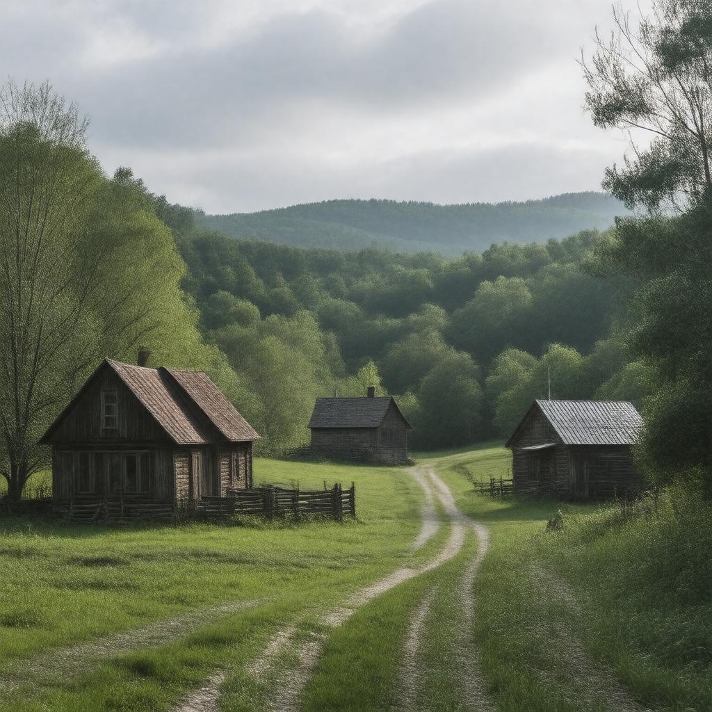 AI-created image of Butcher Hollow, Kentucky, USA