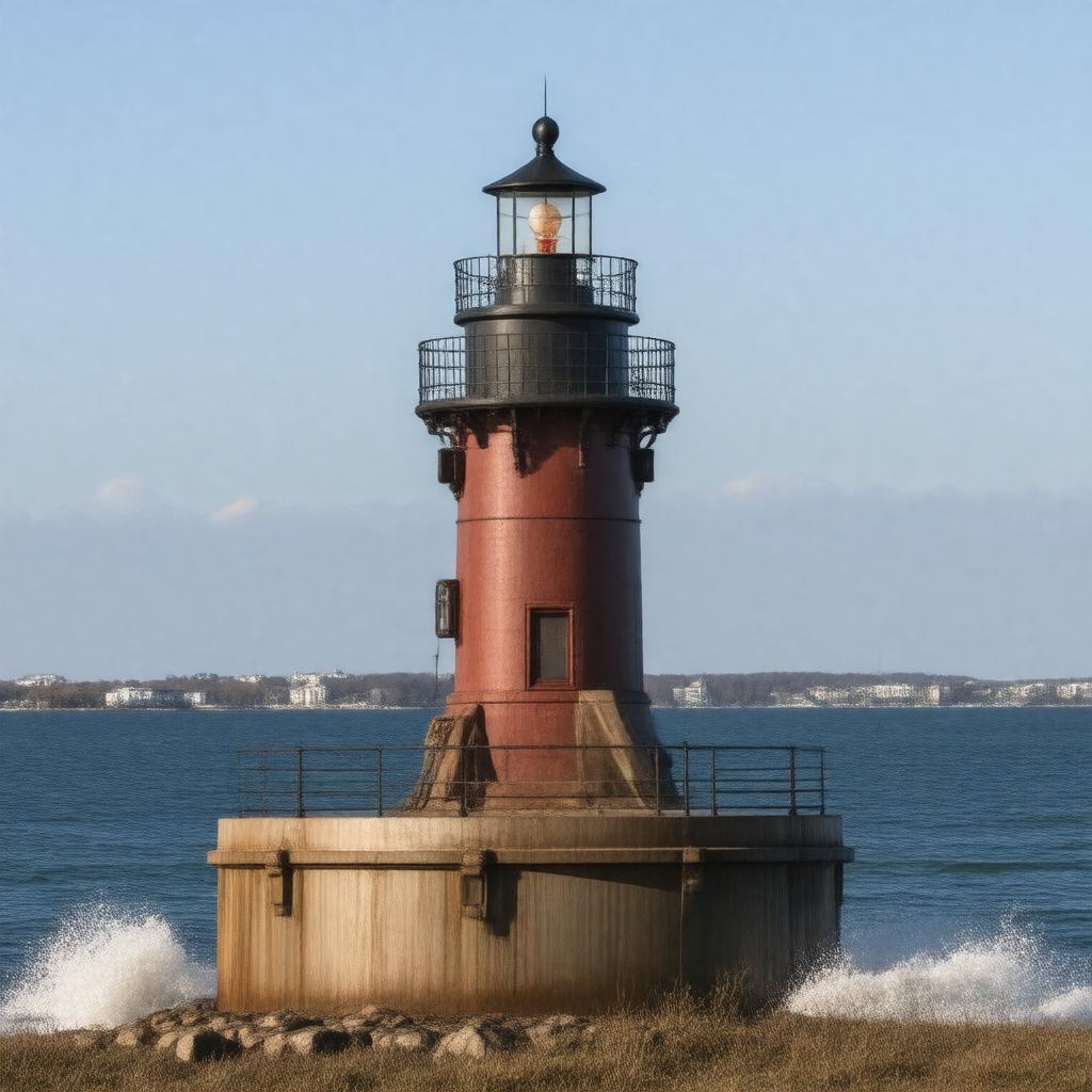 Click to view larger image AI-created image of Butler Flats Light