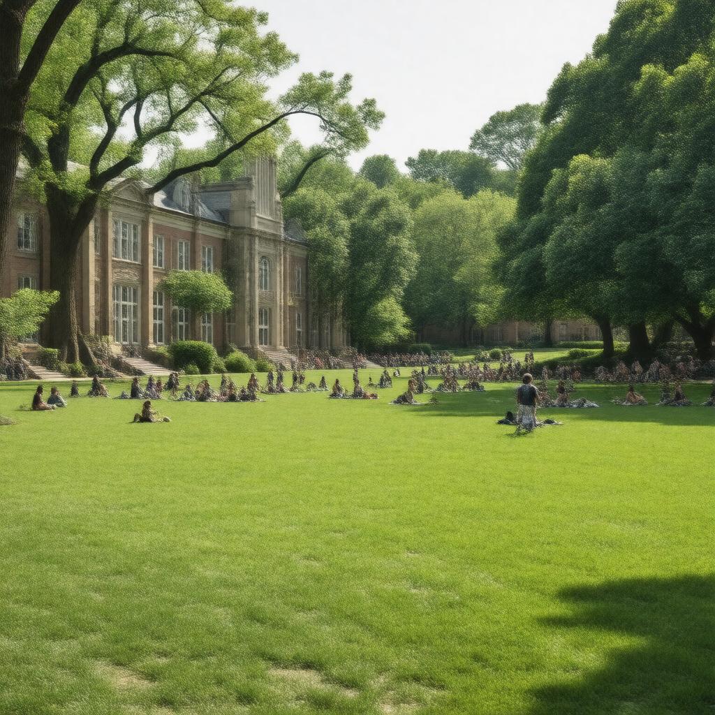 AI-created image of Butler Lawn