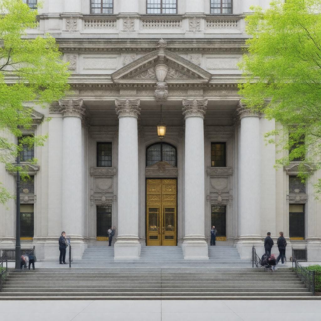 AI-created image of Butler Library