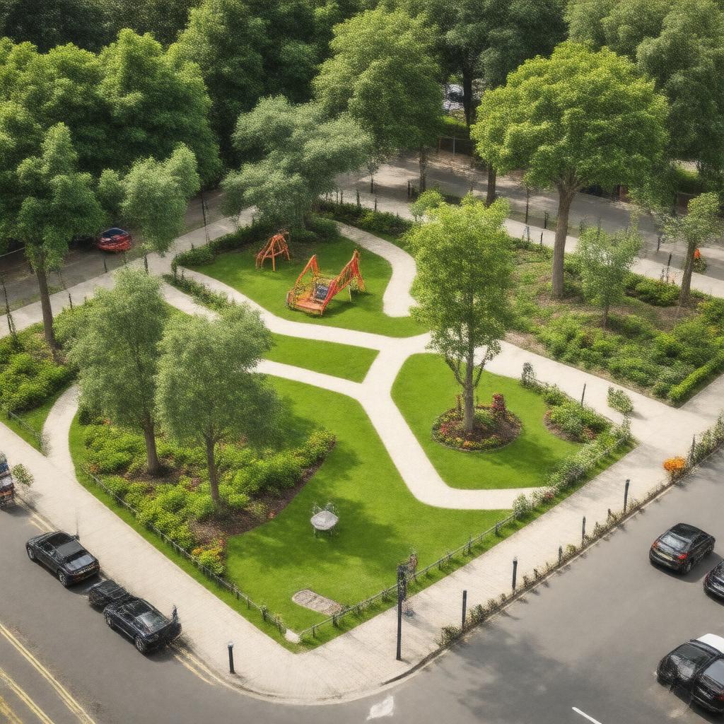 AI-created image of Butterfield Green