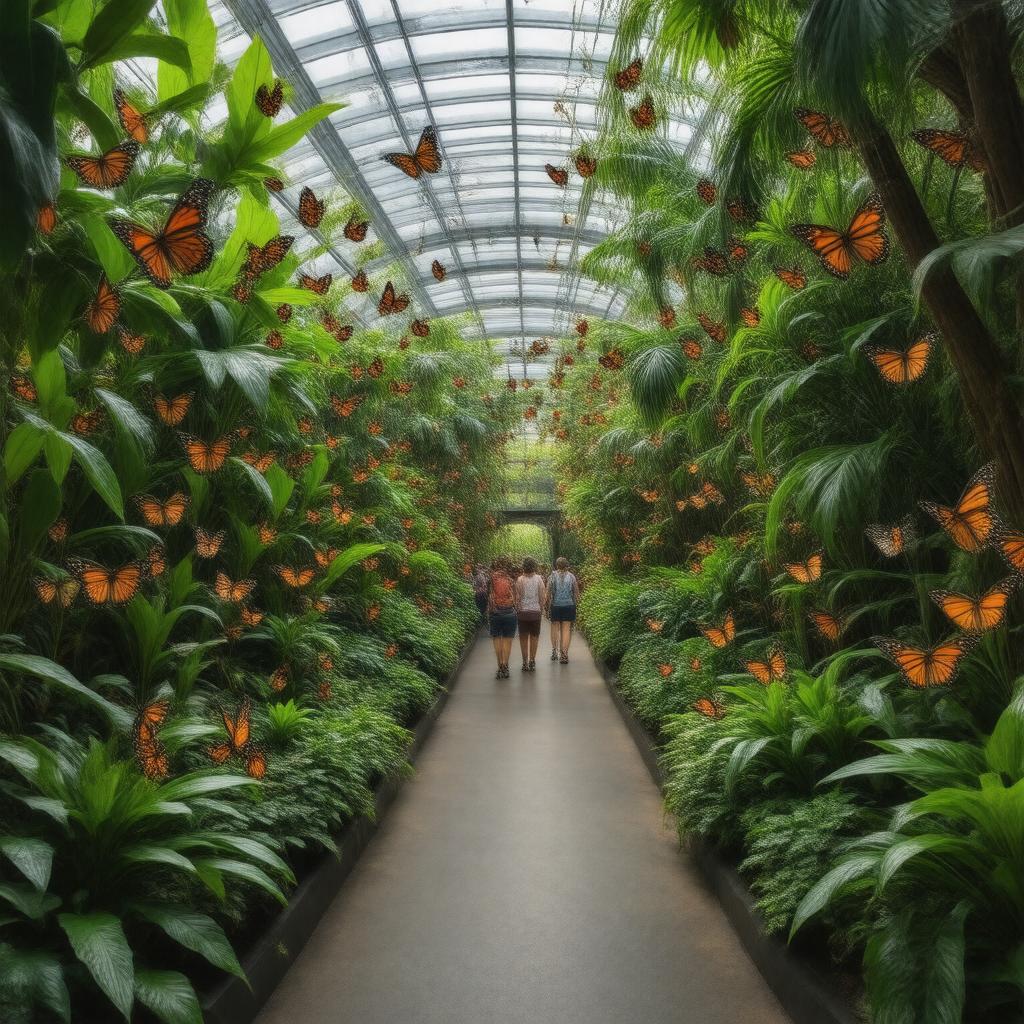 Click to view larger image AI-created image of Butterfly Pavilion