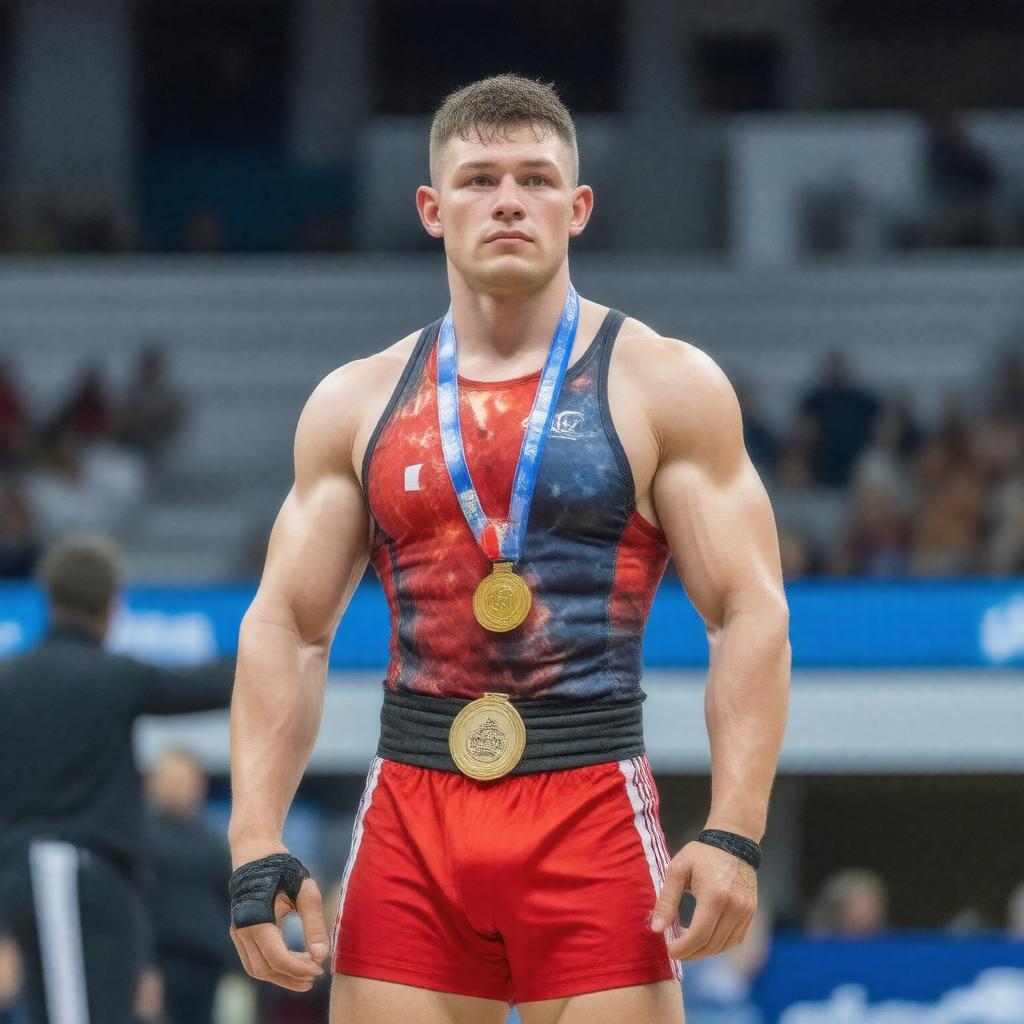 AI-created image of Buvaisar Saitiev