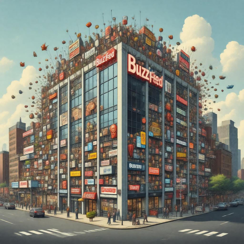 AI-created image of BuzzFeed