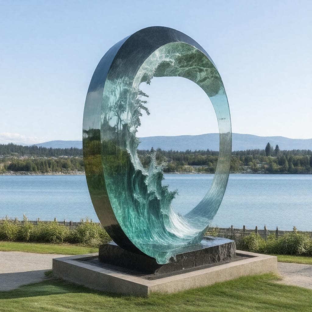 AI-created image of By River and Sea Rise Burnaby