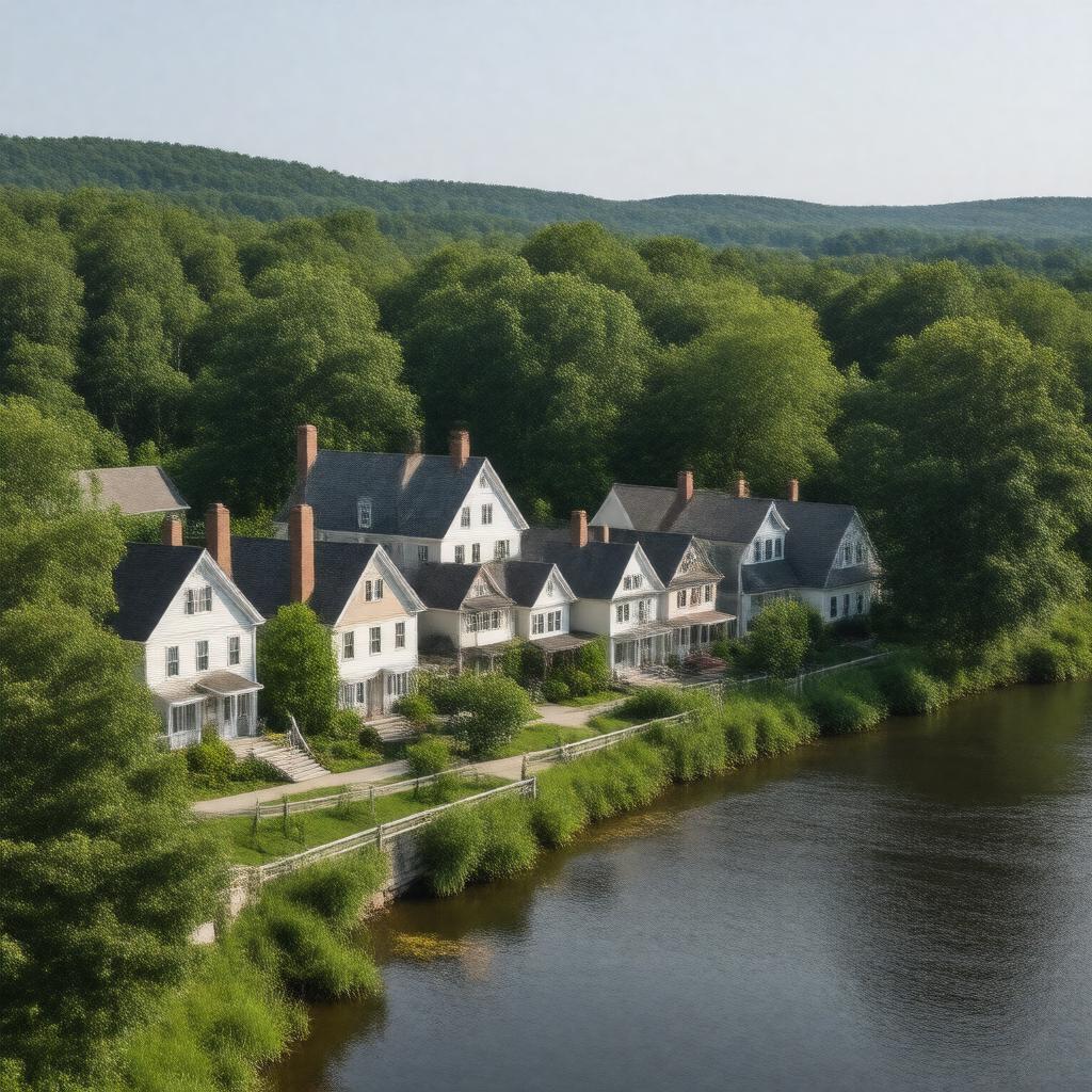 AI-created image of Byfield, Massachusetts