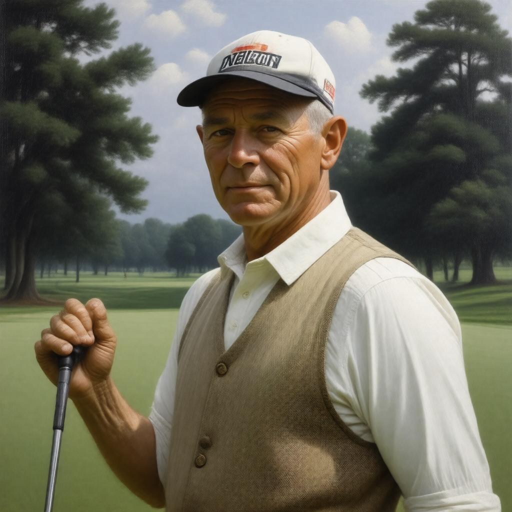 AI-created image of Byron Nelson