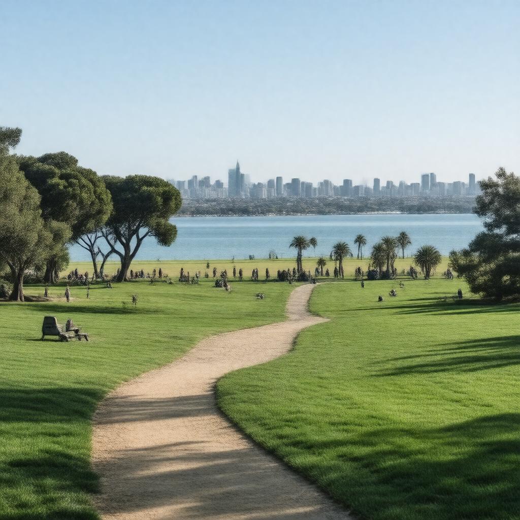 Click to view larger image AI-created image of Byxbee Park