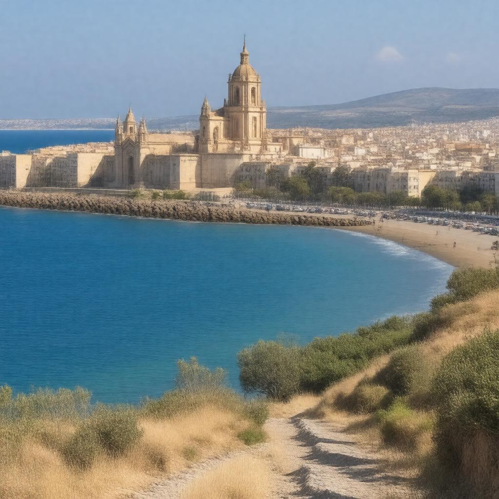 AI-created image of Cádiz