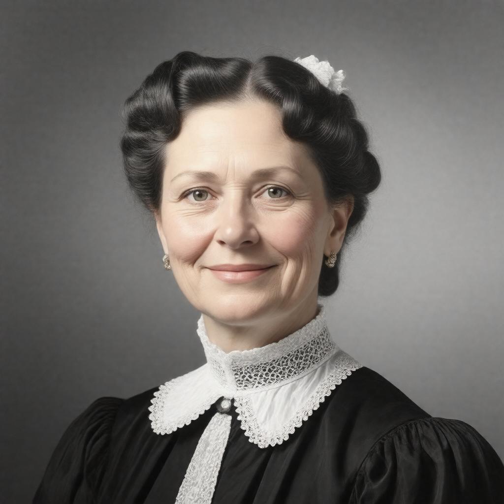 AI-created image of Cécile Pasteur