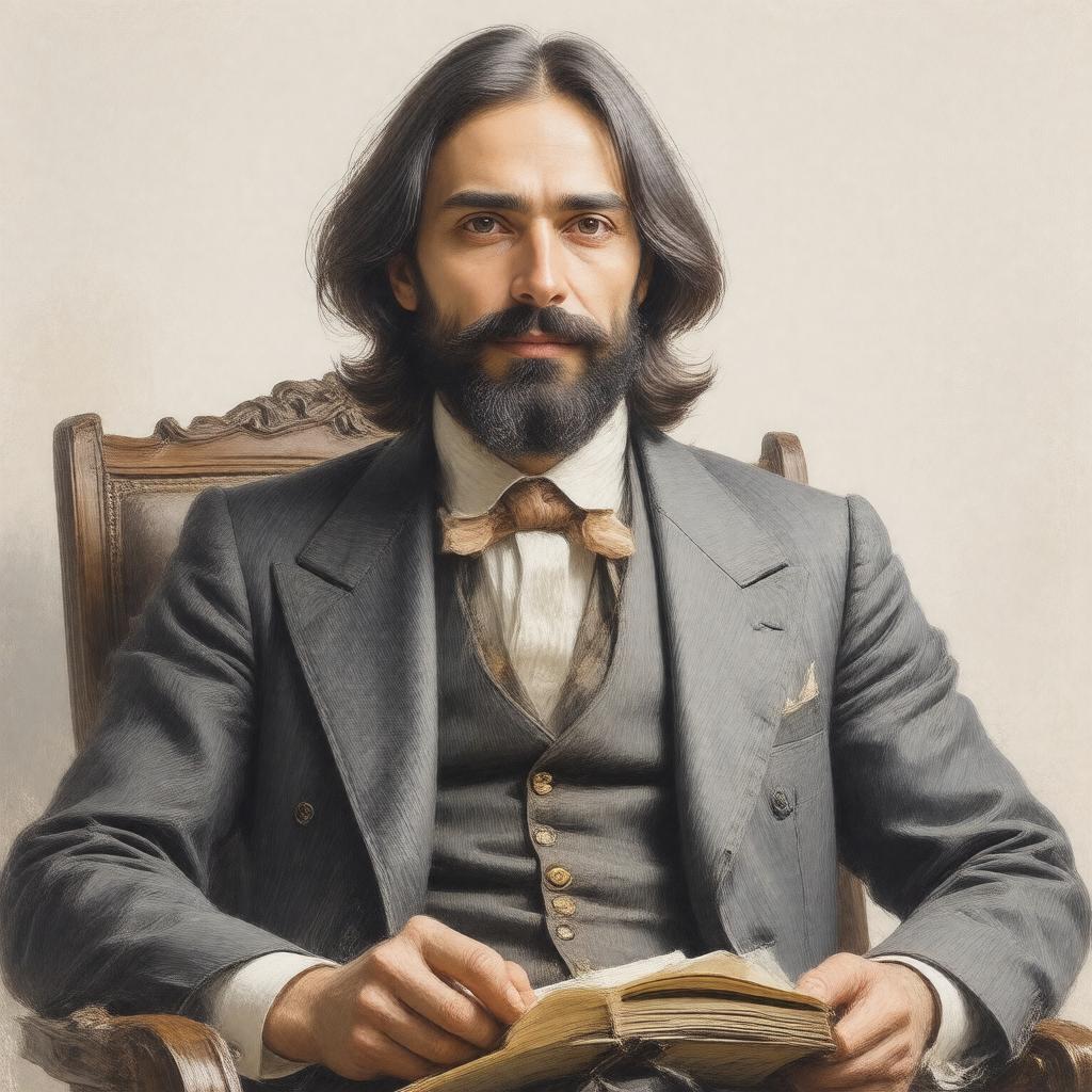 AI-created image of Cédric Villani