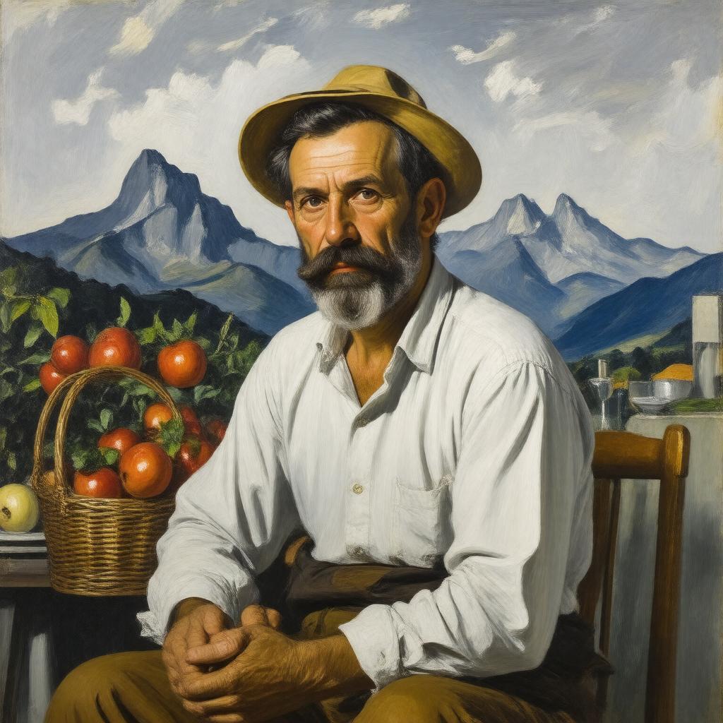 AI-created image of Cézanne