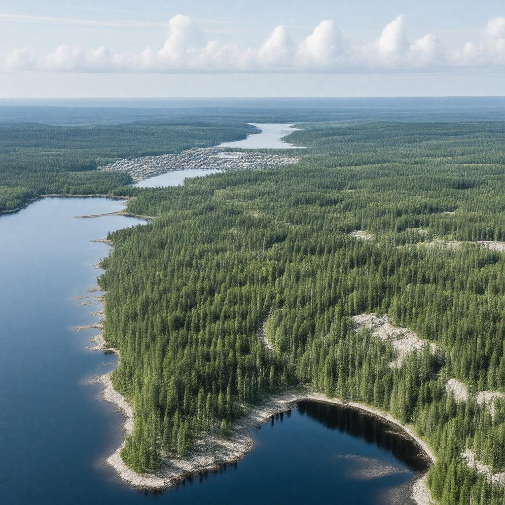 AI-created image of Côte-Nord