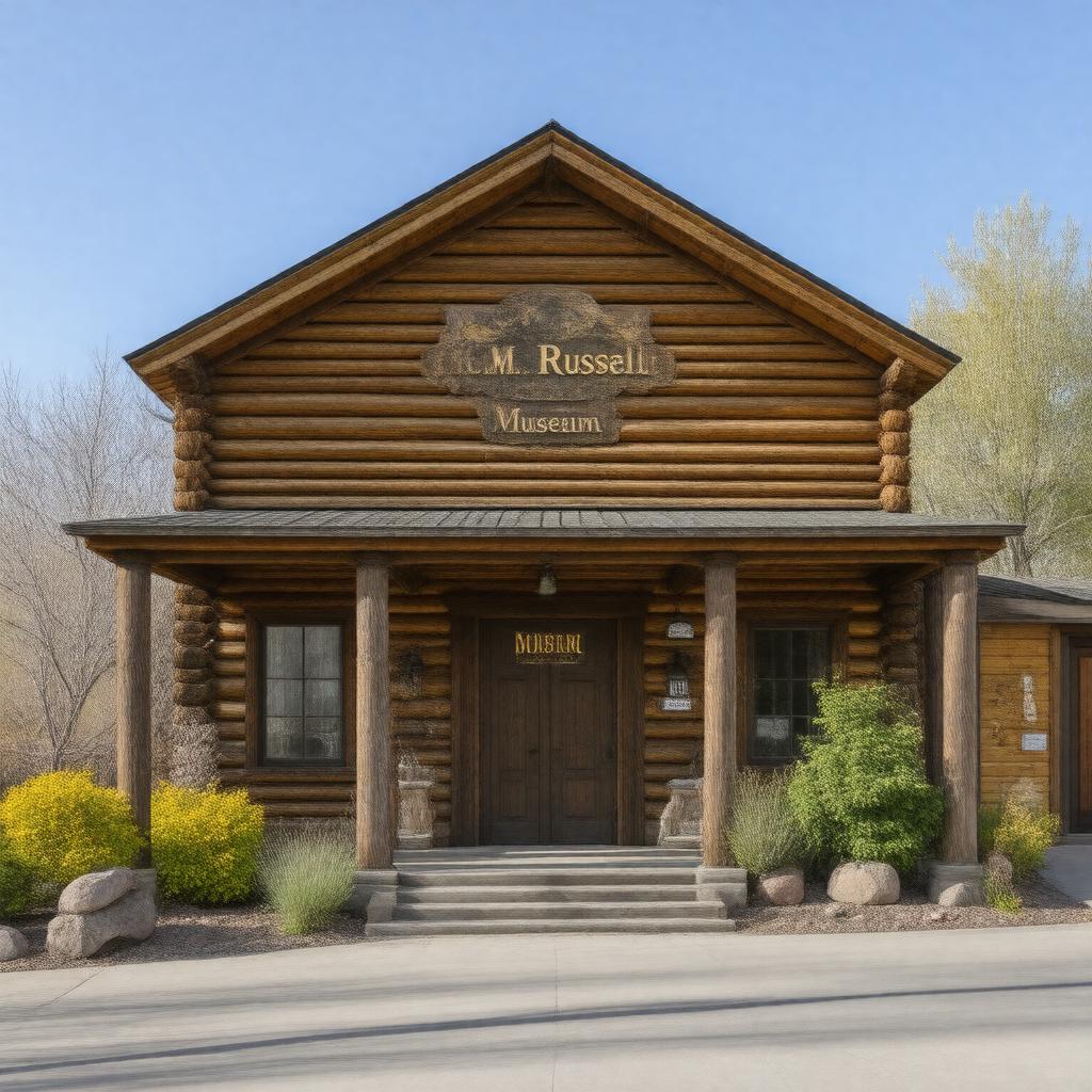 Click to view larger image AI-created image of C.M. Russell Museum