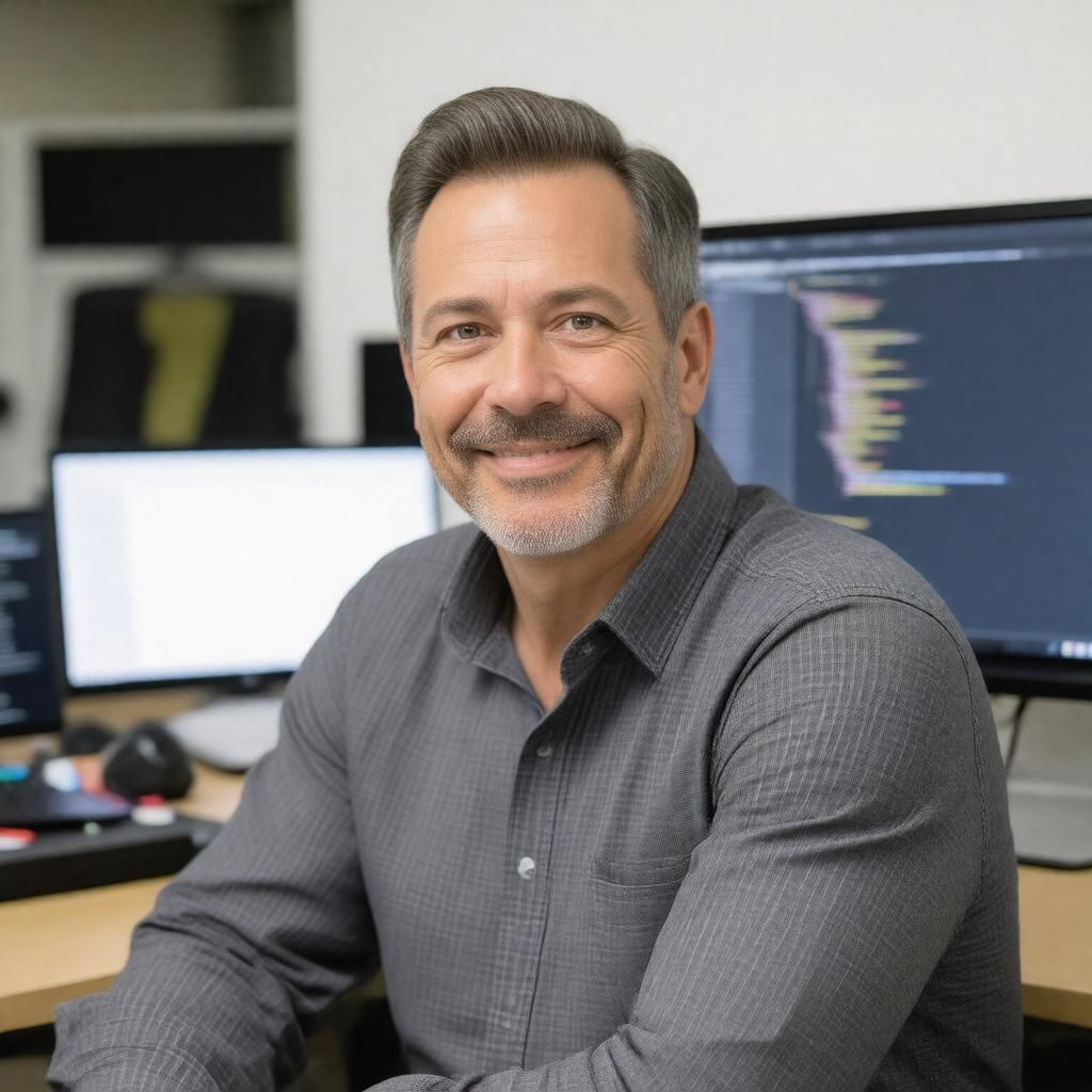 AI-created image of C. Scott Ananian