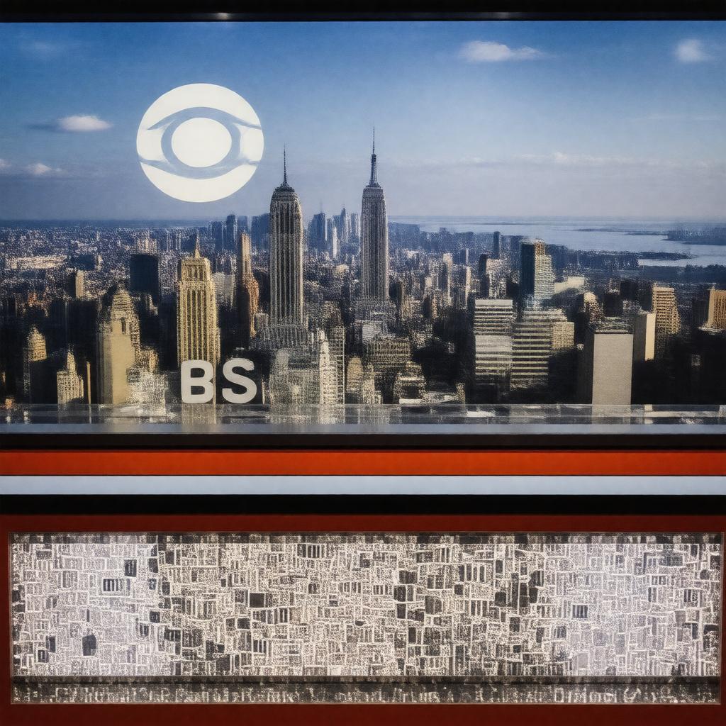AI-created image of CBS News