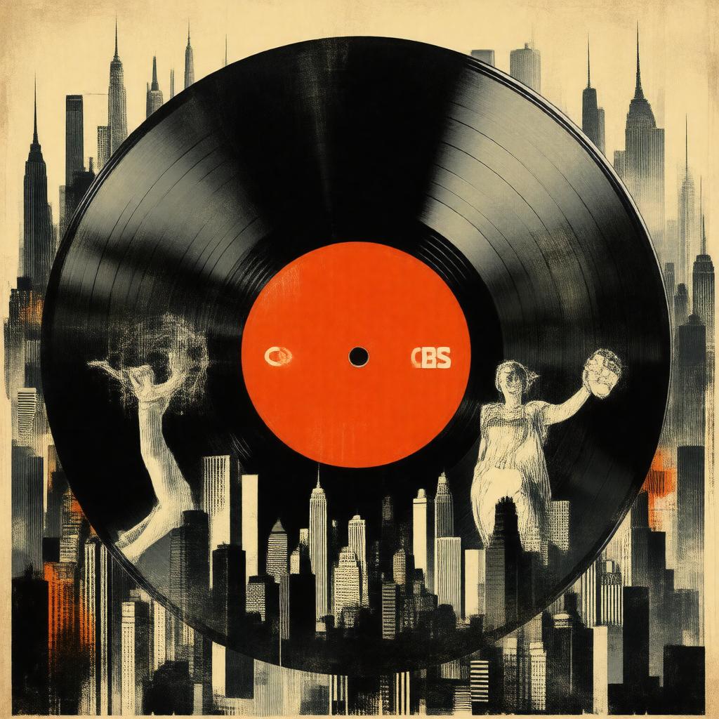 AI-created image of CBS Records
