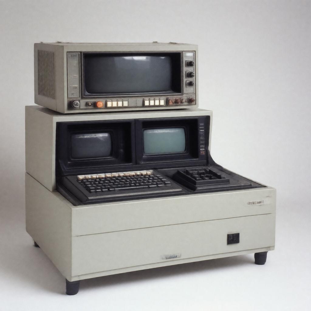 Click to view larger image AI-created image of CDC 3100 computer