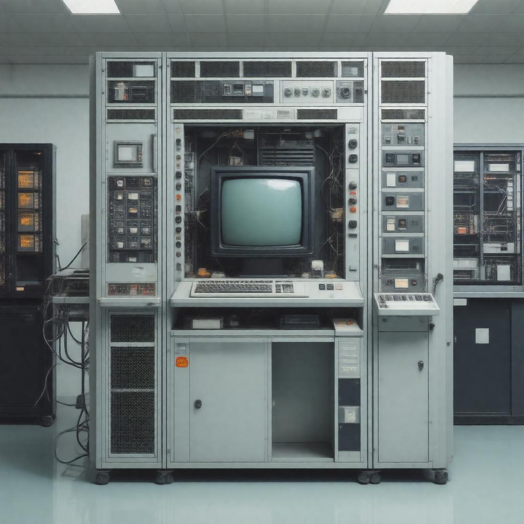 AI-created image of CDC 6600 computer