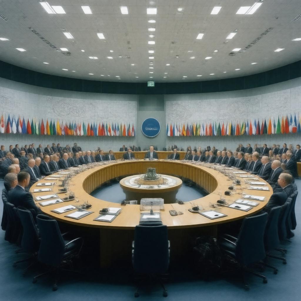 Click to view larger image AI-created image of CERN Council