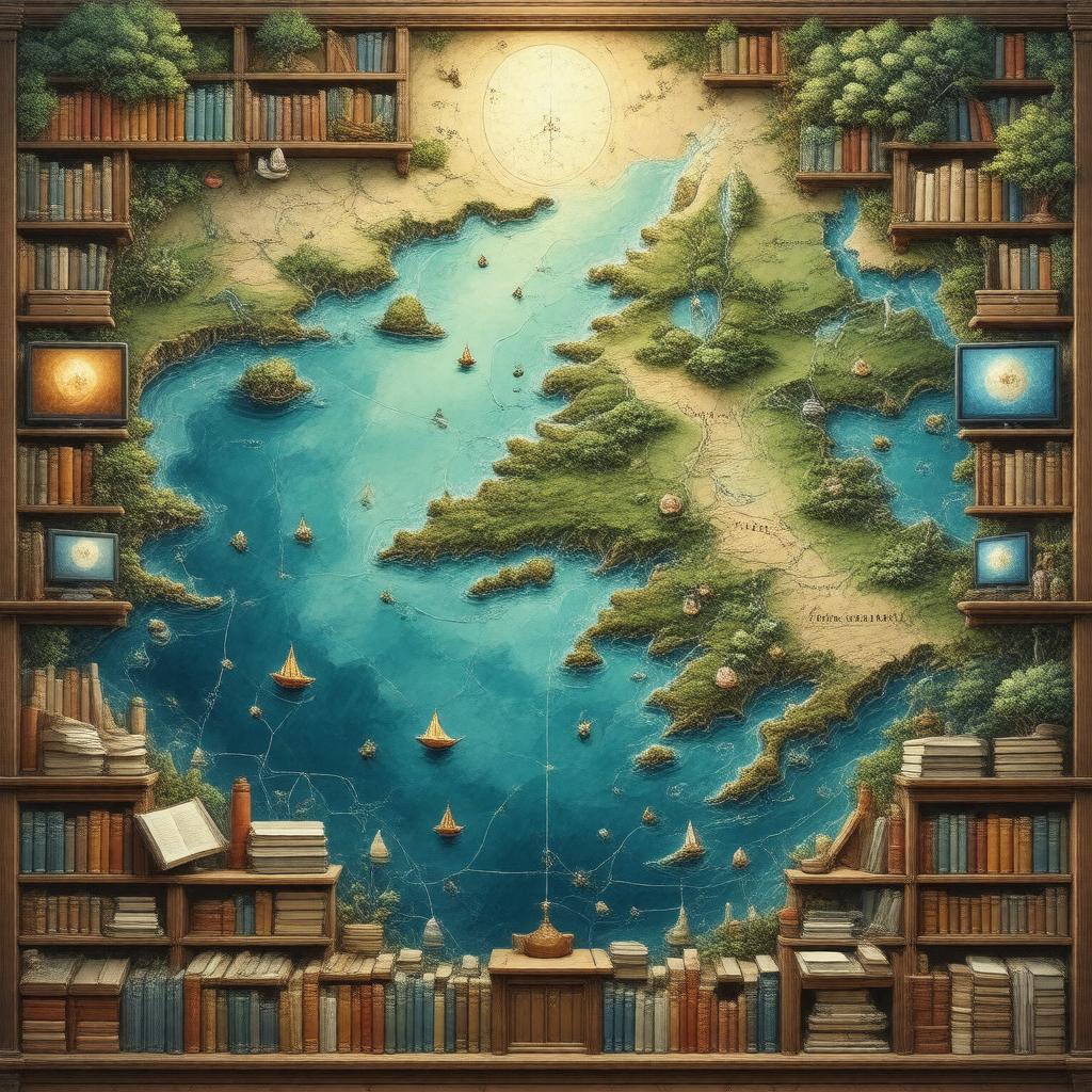 Click to view larger image AI-created image of CLAMS Library Network