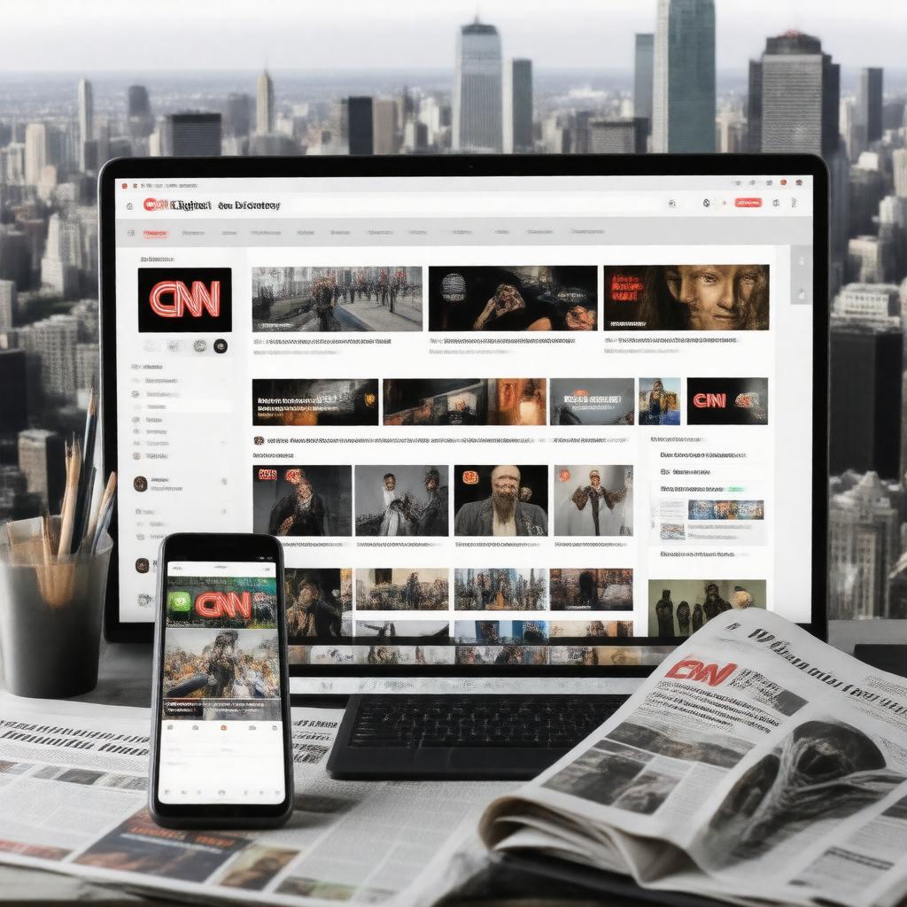 AI-created image of CNN Digital