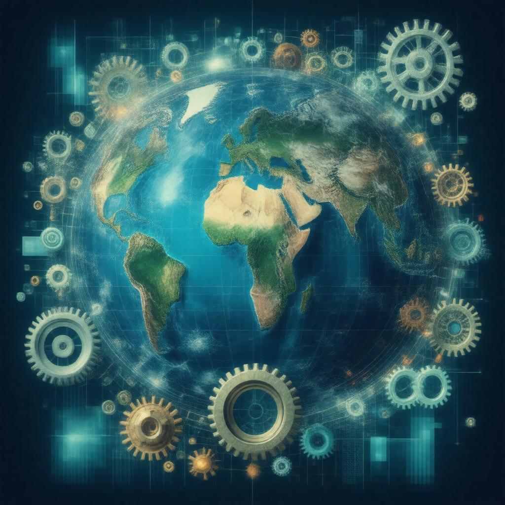 AI-created image of COVID-19 economic response