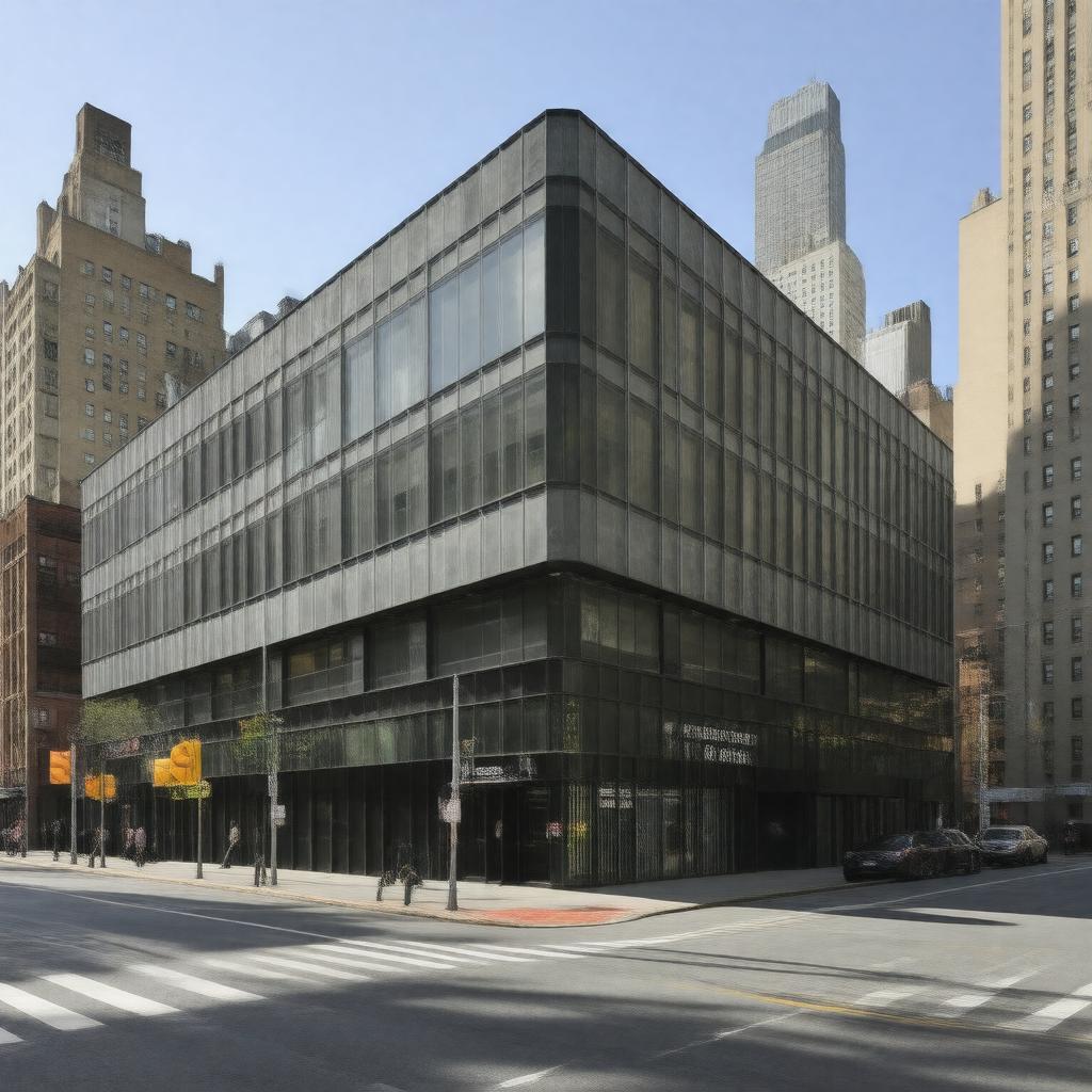 Click to view larger image AI-created image of CUNY Graduate School of Journalism