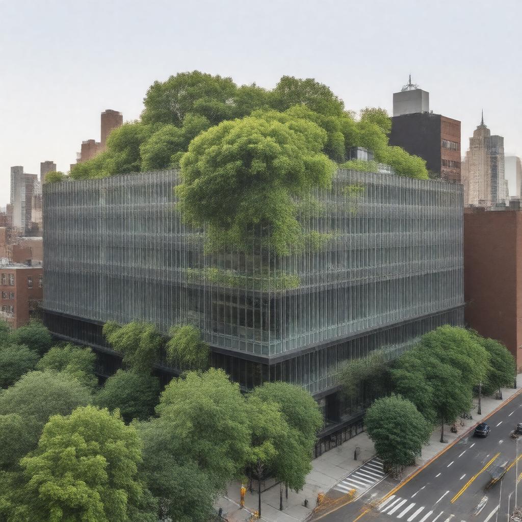 Click to view larger image AI-created image of CUNY Graduate School of Public Health & Health Policy