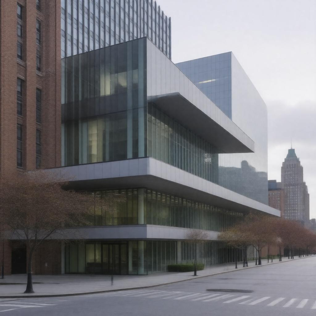 AI-created image of CUNY School of Law