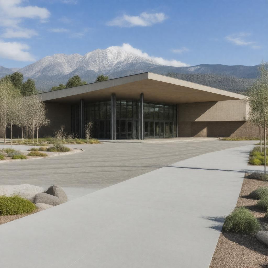 AI-created image of CU Art Museum