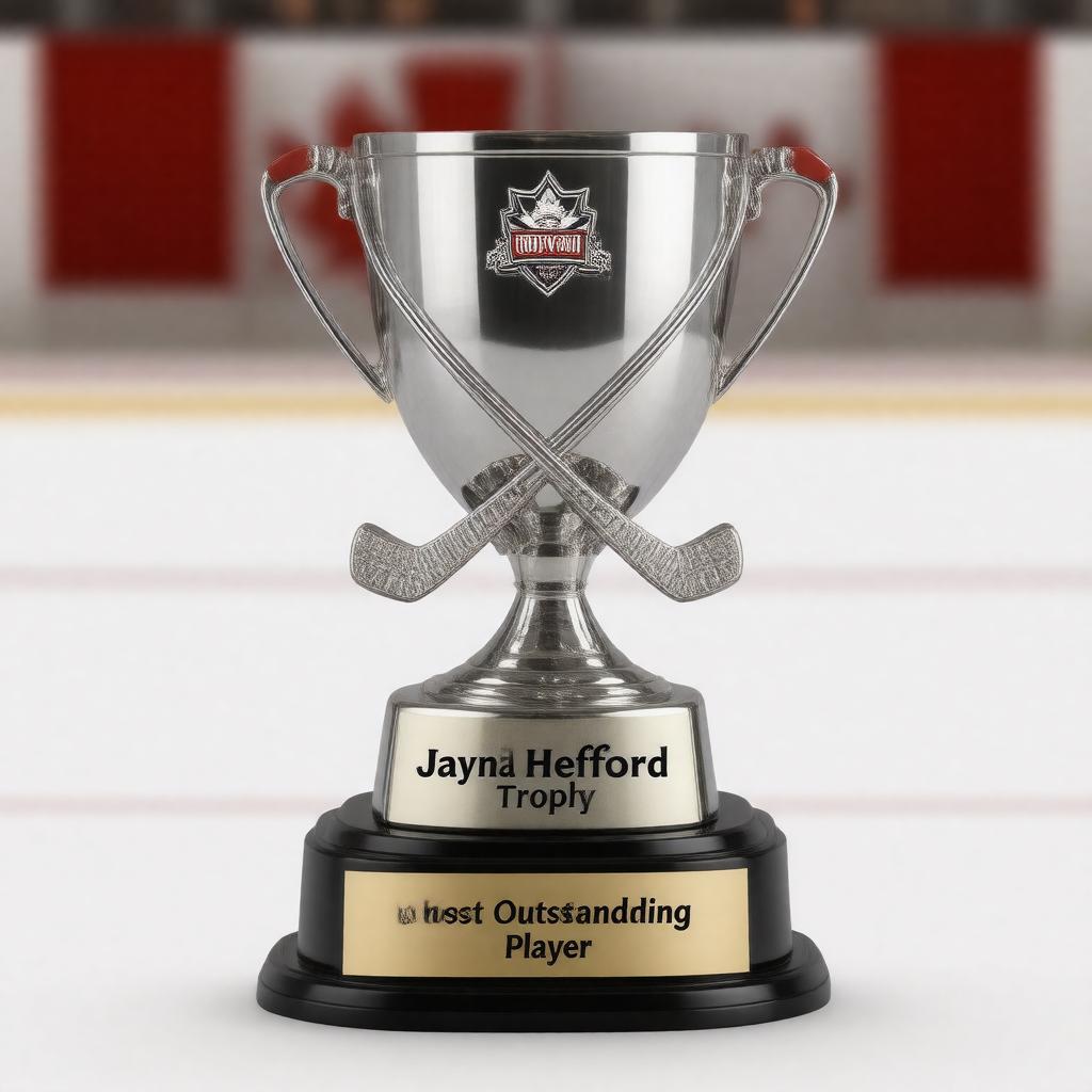 AI-created image of CWHL Jayna Hefford Trophy