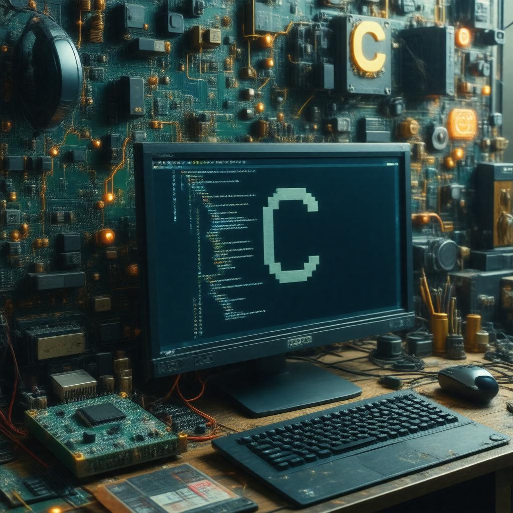 AI-created image of C programming language